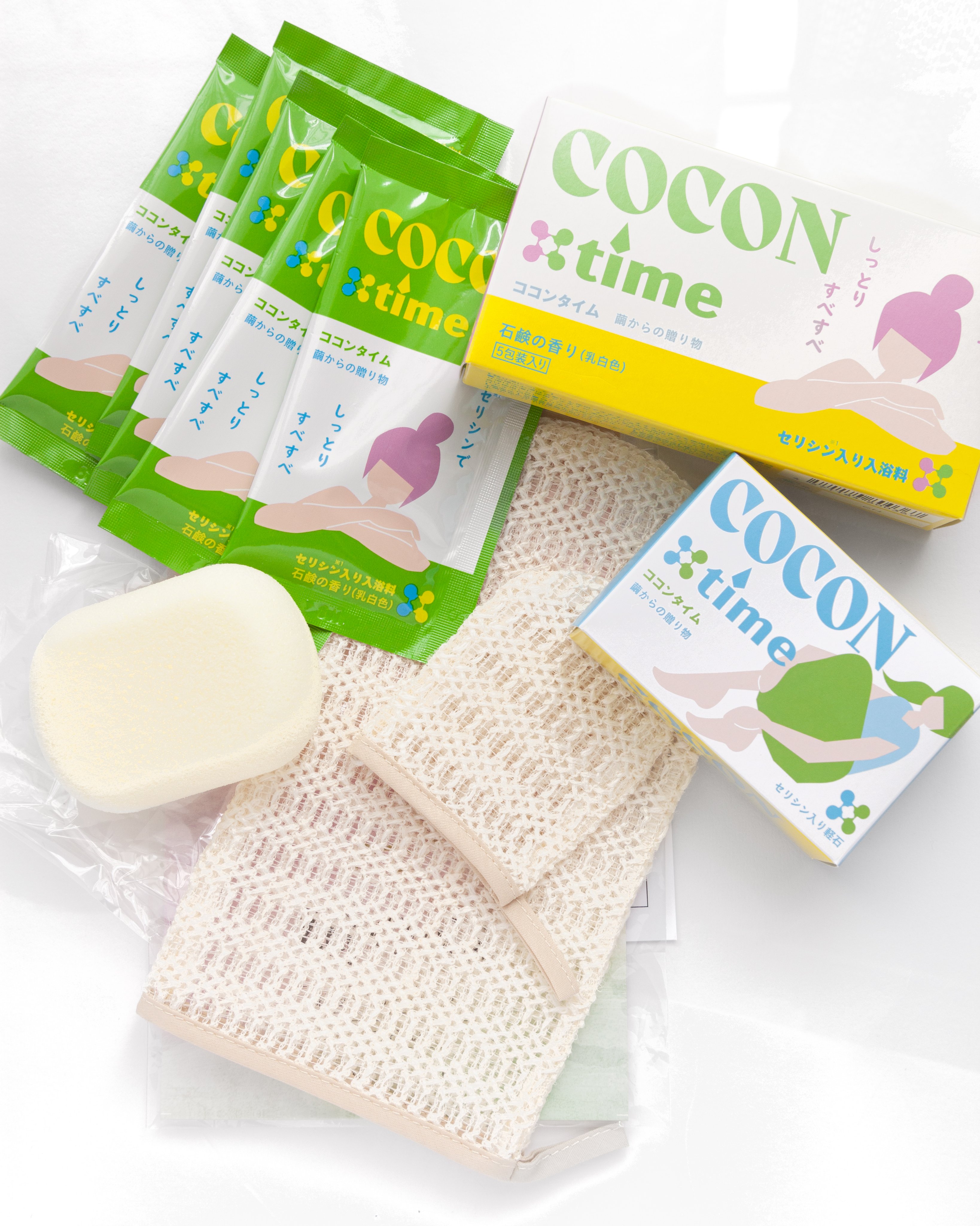 「COCON time」セリシン入り入浴料/みやびやかシリーズ/無機塩系入浴剤を使ったクチコミ（1枚目）