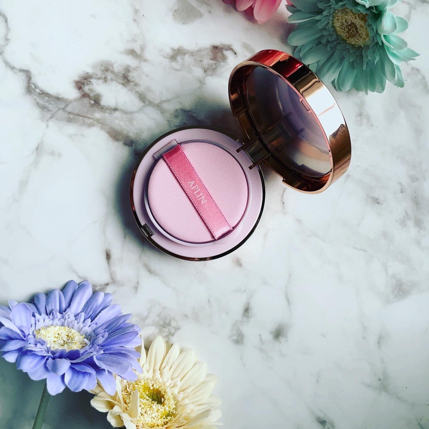 ピンクティーツリーカバーアップグロウクッション/APLIN/クッションファンデーションを使ったクチコミ(2枚目)