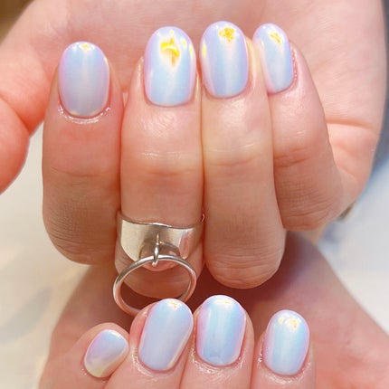 #オーロラネイルのネイルデザイン