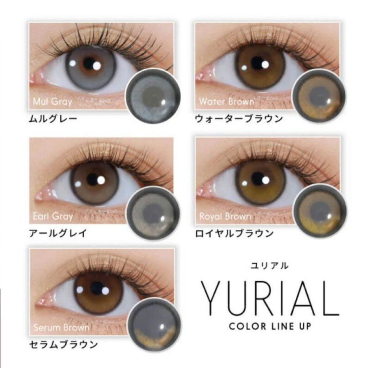 YURIAL Monthly/i-DOL/カラーコンタクトレンズを使ったクチコミ（2枚目）