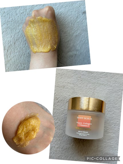 Vegan Collagen+Vitamin C  ボディスクラブ/Laline/ボディスクラブを使ったクチコミ(1枚目)
