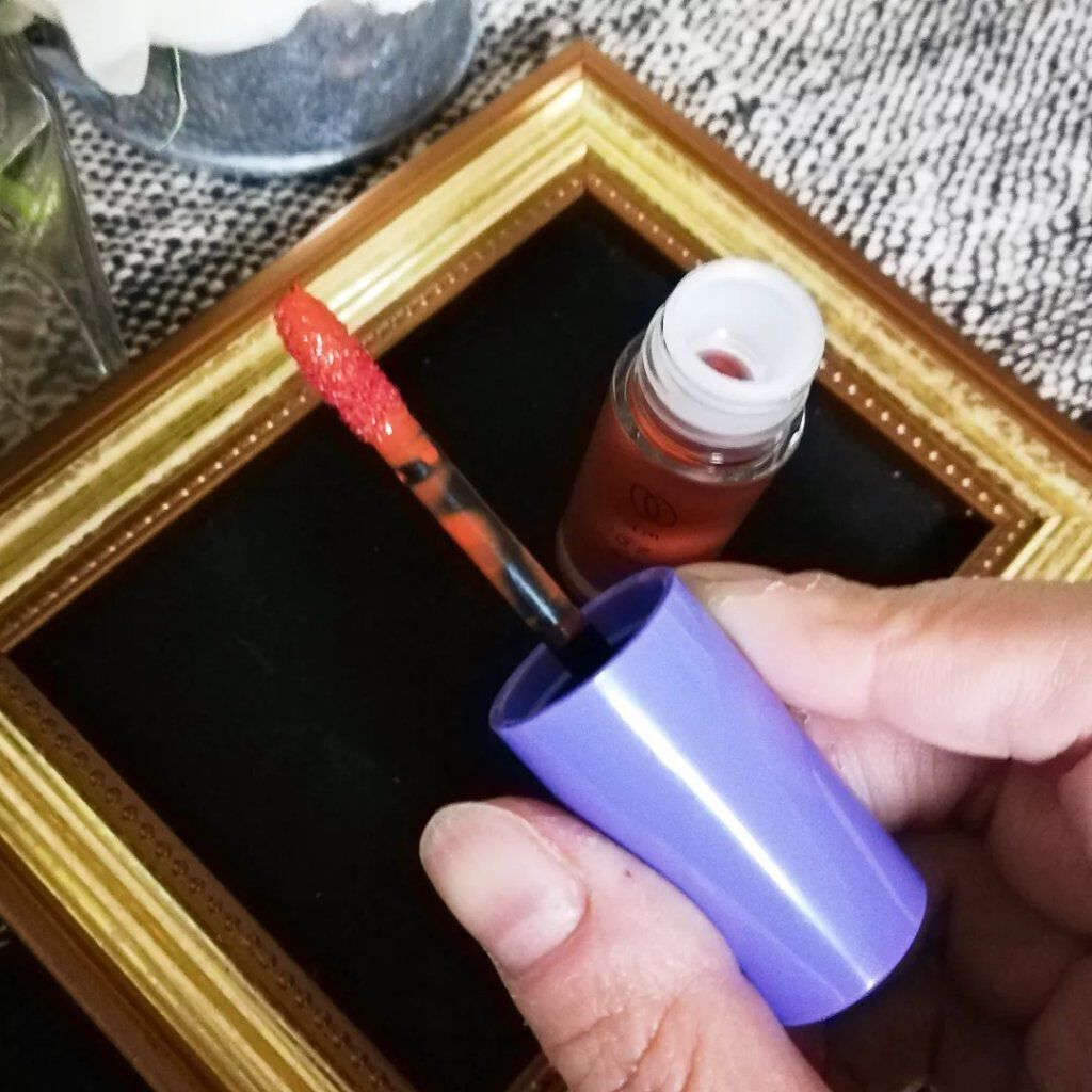 オーバーナイトリップティント/ENBAN TOKYO/口紅を使ったクチコミ（3枚目）