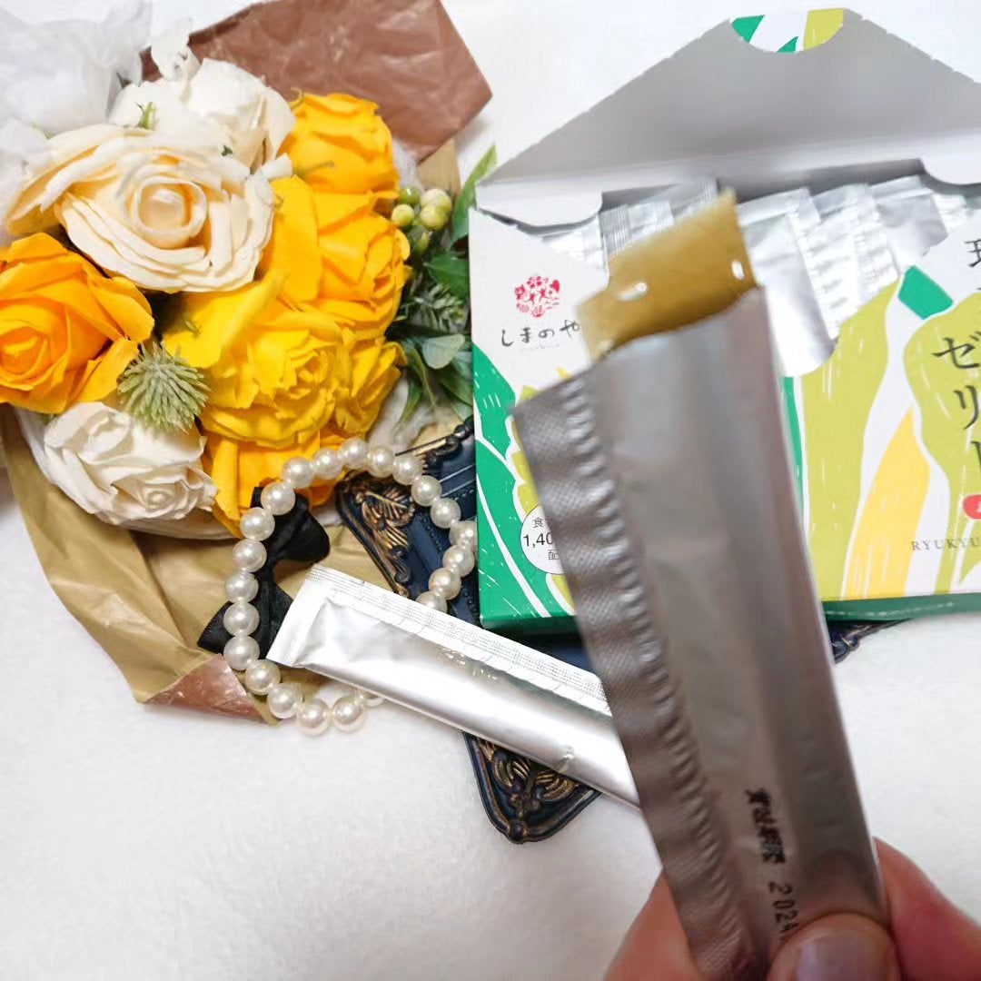 琉球青汁ゼリー/しまのや/食品を使ったクチコミ(2枚目)