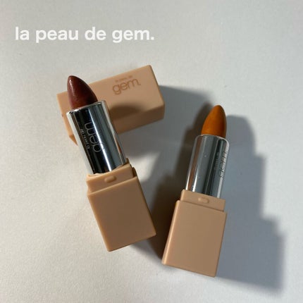 gemini lip stick/la peau de gem./口紅を使ったクチコミ(1枚目)