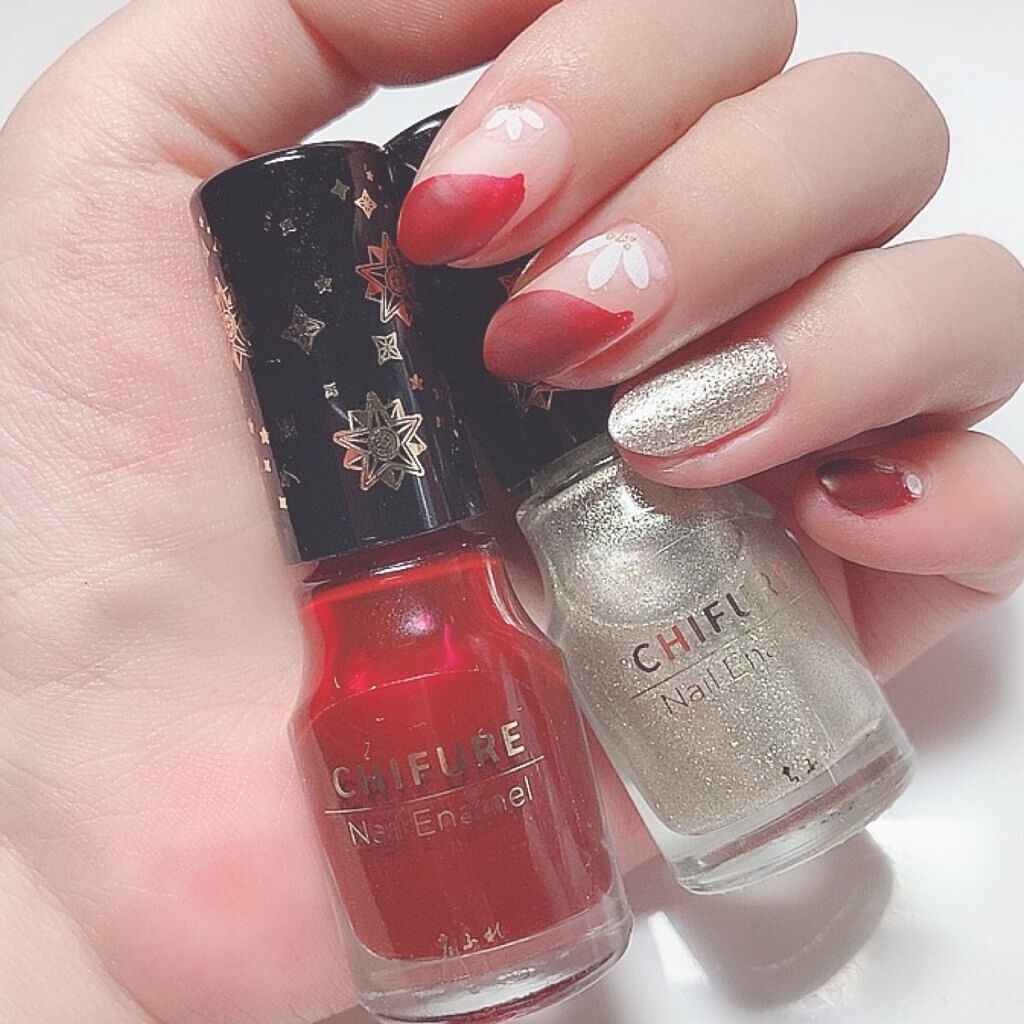 ネイル エナメル/ちふれ/マニキュアを使ったクチコミ（3枚目）