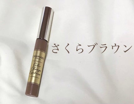 カラーチェンジアイブロウ/キャンメイク/眉マスカラを使ったクチコミ(1枚目)