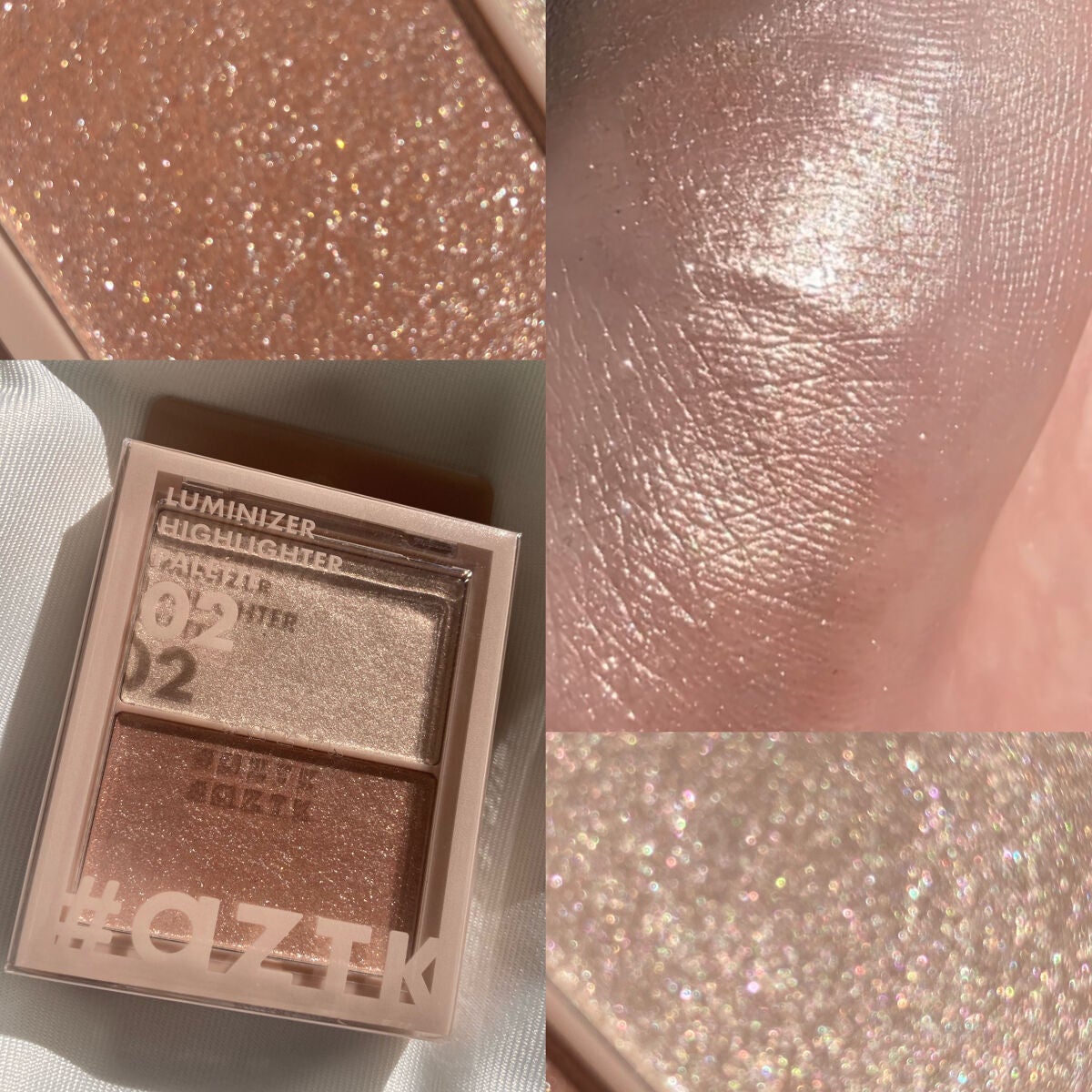 N&D パールハイライト/aZTK/パウダーハイライトを使ったクチコミ(2枚目)