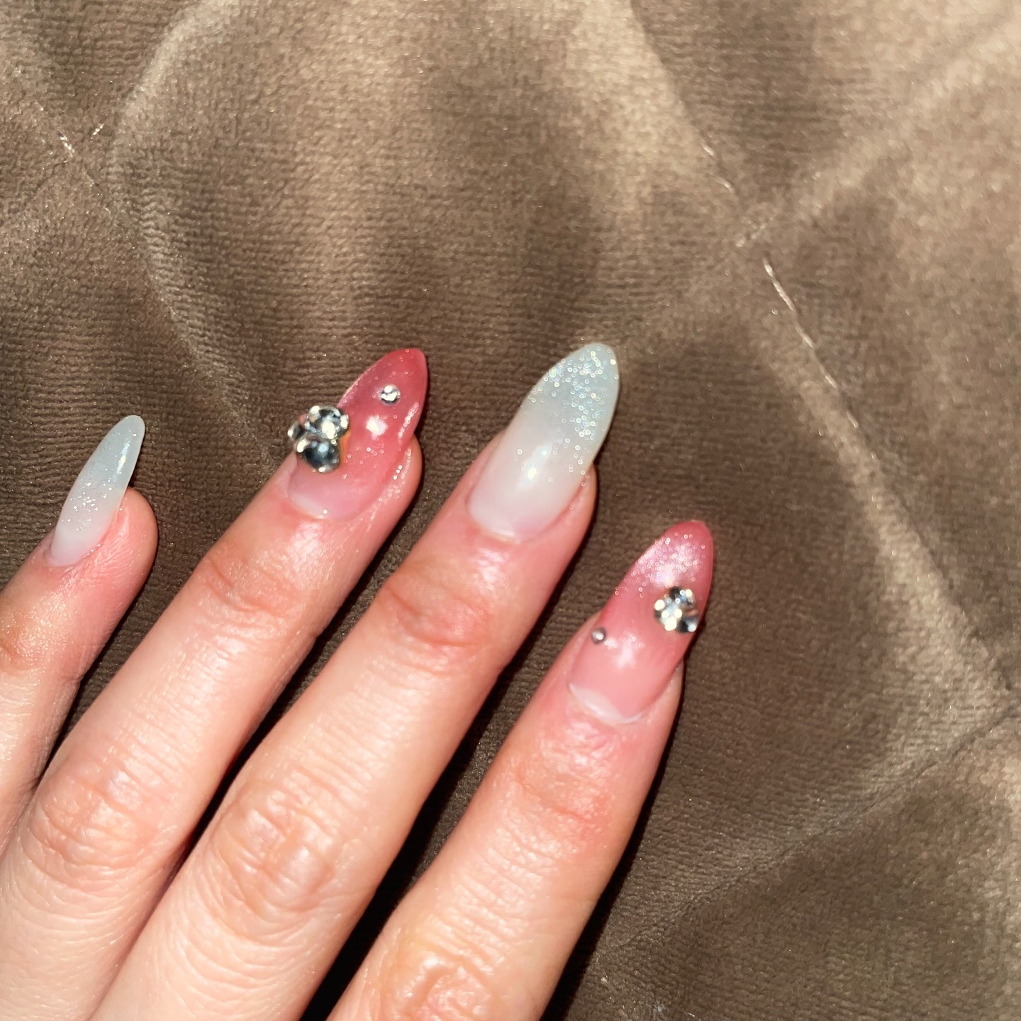 アイシングジェルネイル/セリア/ジェルネイルを使ったクチコミ（1枚目）