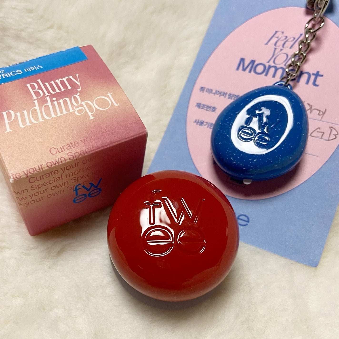 リップアンドチーク ブラーリープリンポット/fwee/口紅を使ったクチコミ(2枚目)