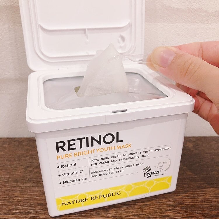 キューブマスク レチノール/ネイチャーリパブリック/シートマスク・パックを使ったクチコミ(2枚目)