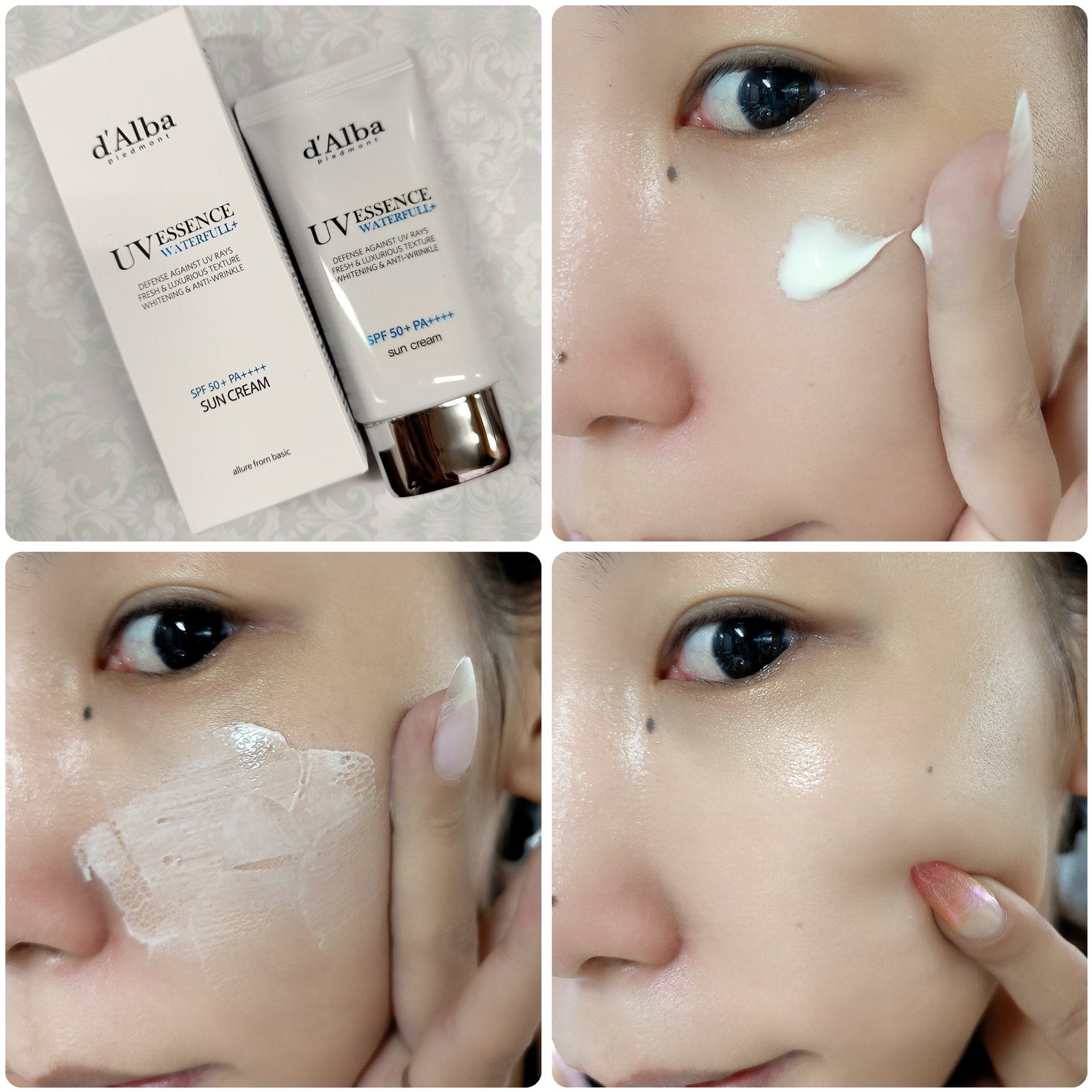 ダルバ ウォータフル エッセンス サンクリーム/ダルバ/日焼け止めクリームを使ったクチコミ(4枚目)