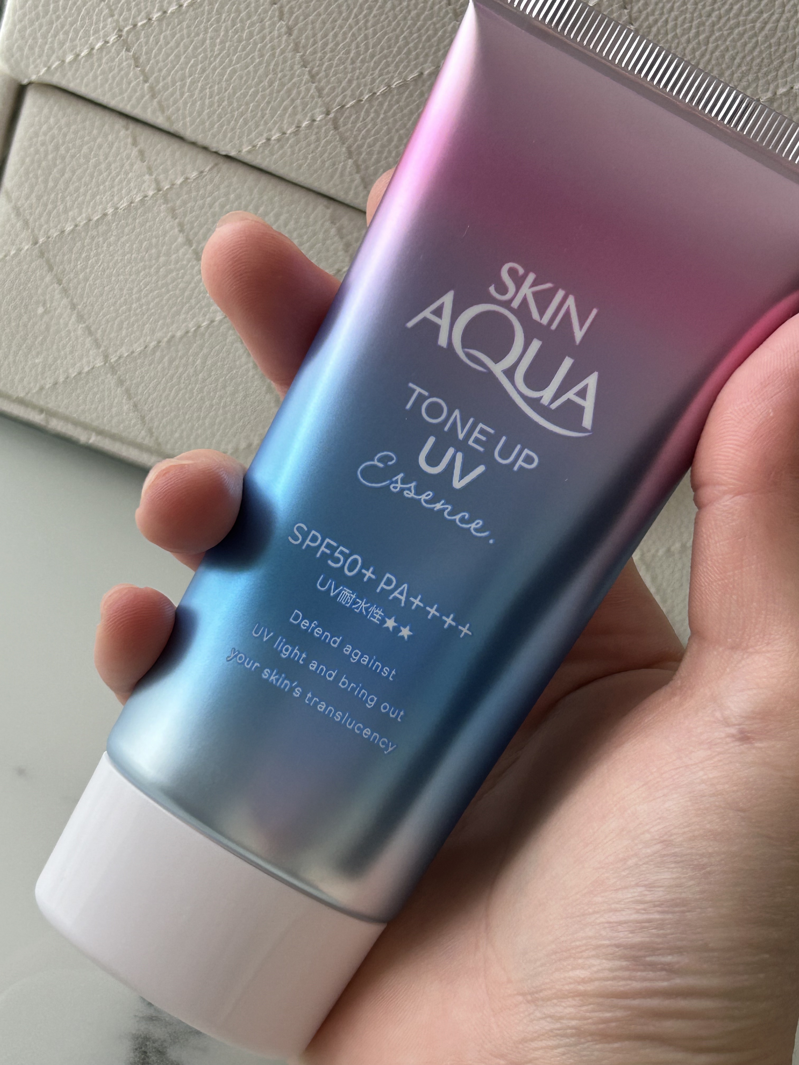 スキンアクア トーンアップUVエッセンス/スキンアクア/日焼け止めクリームを使ったクチコミ（1枚目）