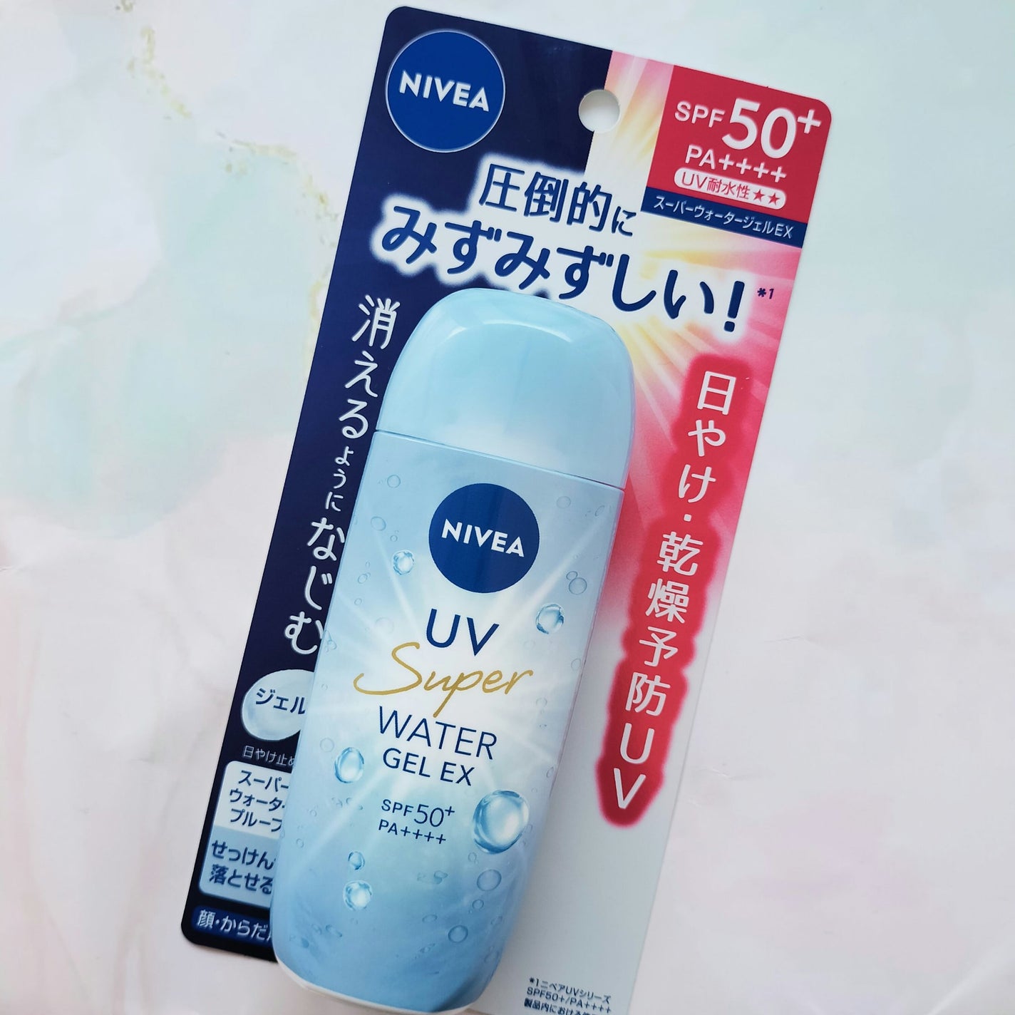 ニベアUV ウォータージェルEX/ニベア/日焼け止めジェルを使ったクチコミ(1枚目)