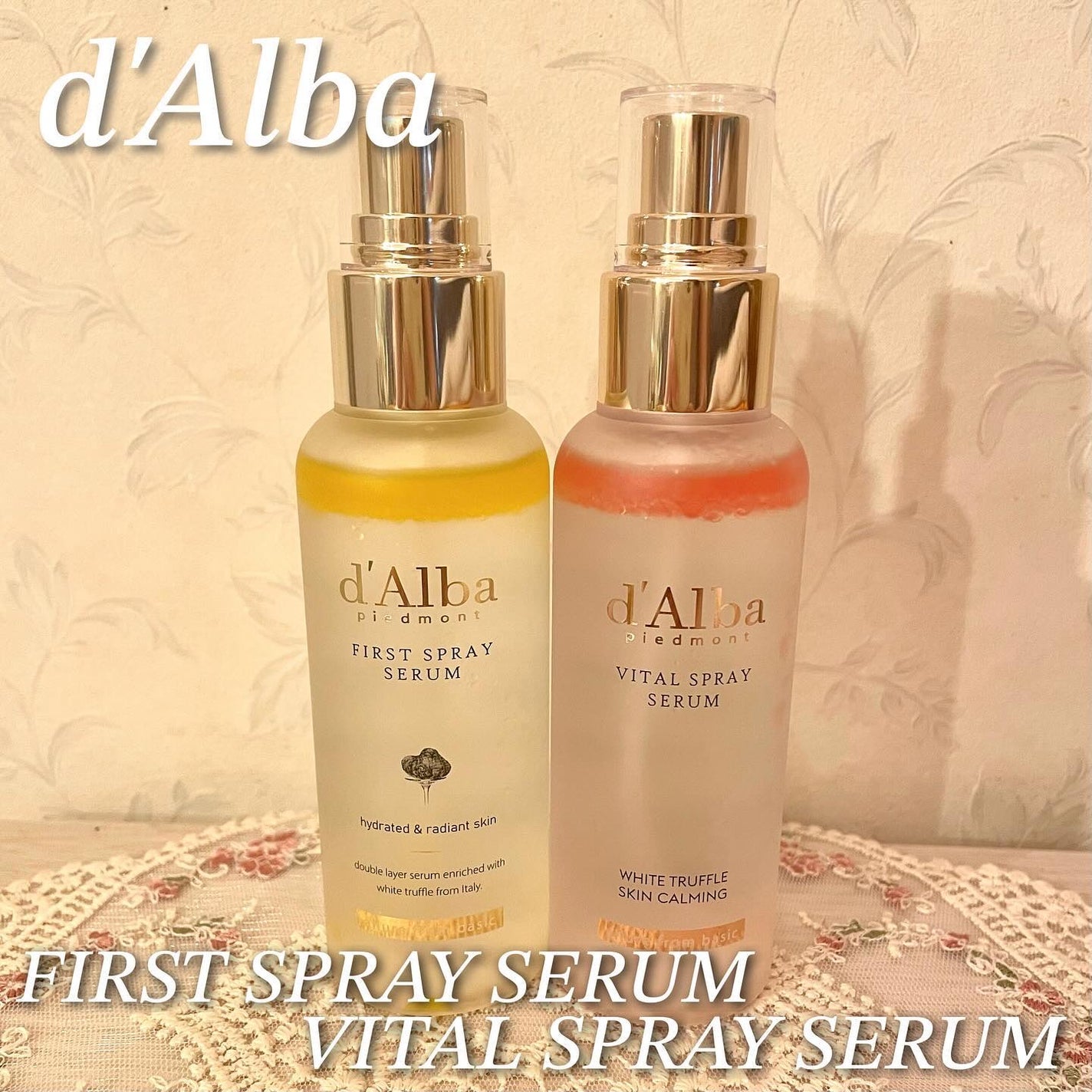 ダルバ ホワイトトリュフファーストスプレーセラム/ダルバ/ミスト状化粧水を使ったクチコミ(1枚目)