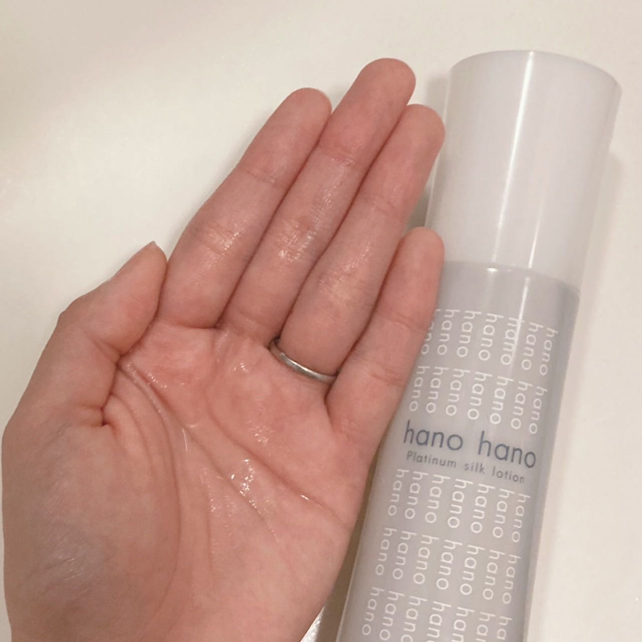 プラチナムシルクローション/hanohano/化粧水を使ったクチコミ（3枚目）