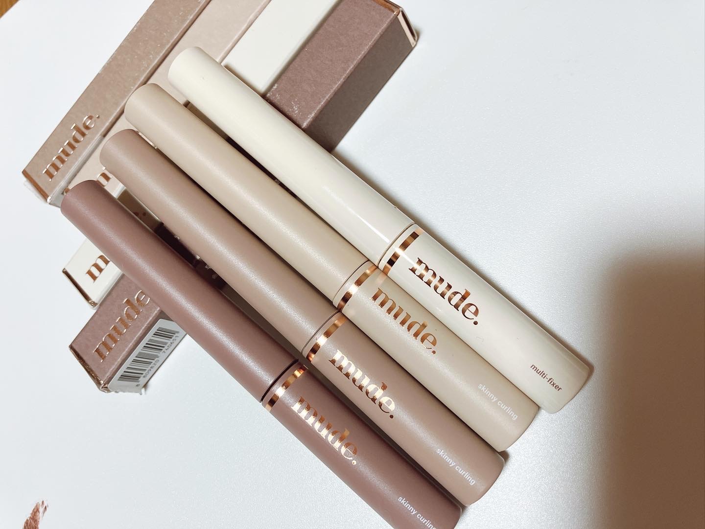 インスパイアスキニーカーリングマスカラ/mude./マスカラを使ったクチコミ（1枚目）