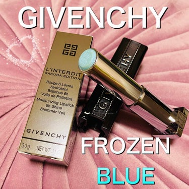 ランテルディ・リップスティック No.01 フローズン・ブルー(限定)/GIVENCHY/口紅を使ったクチコミ（1枚目）