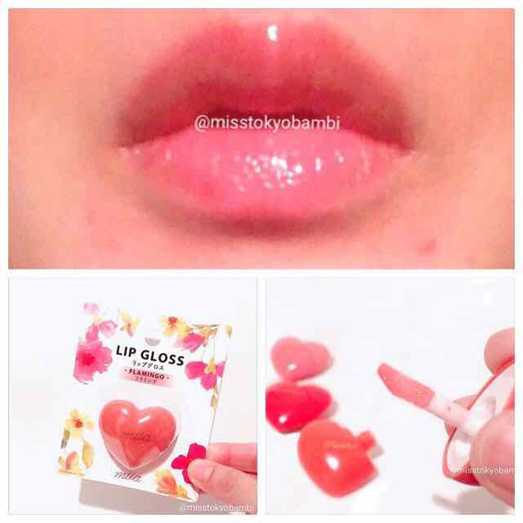 miia リップグロス/DAISO/リップグロスを使ったクチコミ（3枚目）