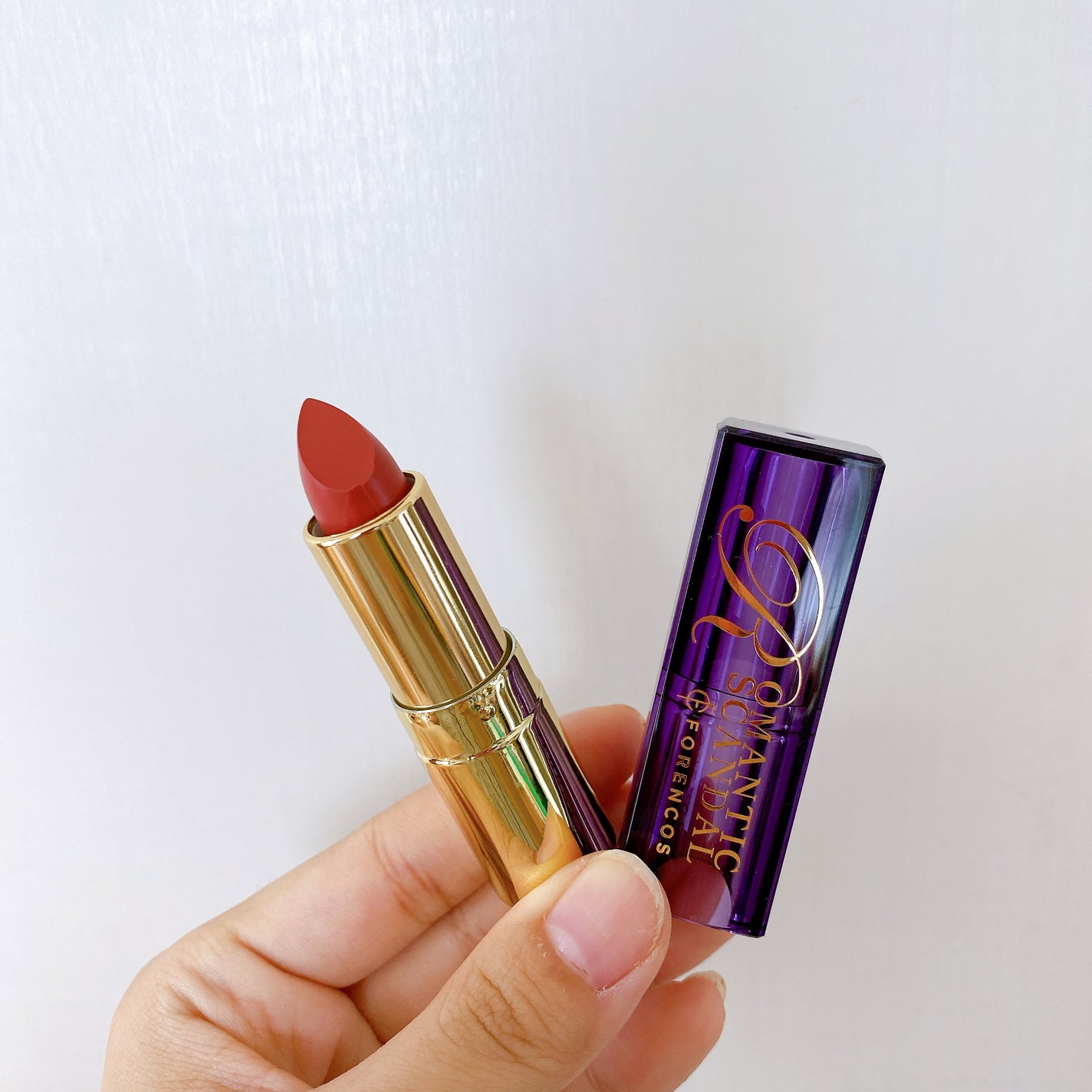 ロマンチック スキャンダル リップスティック /フォレンコス/口紅を使ったクチコミ(1枚目)