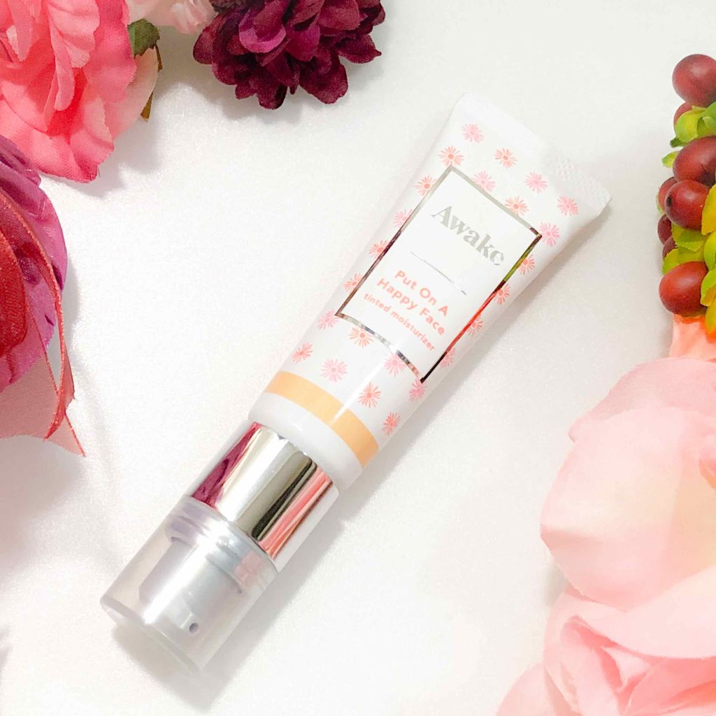 プットオンアハッピーフェイス ティンティド モイスチュアライザー/Awake/CCクリームを使ったクチコミ(1枚目)