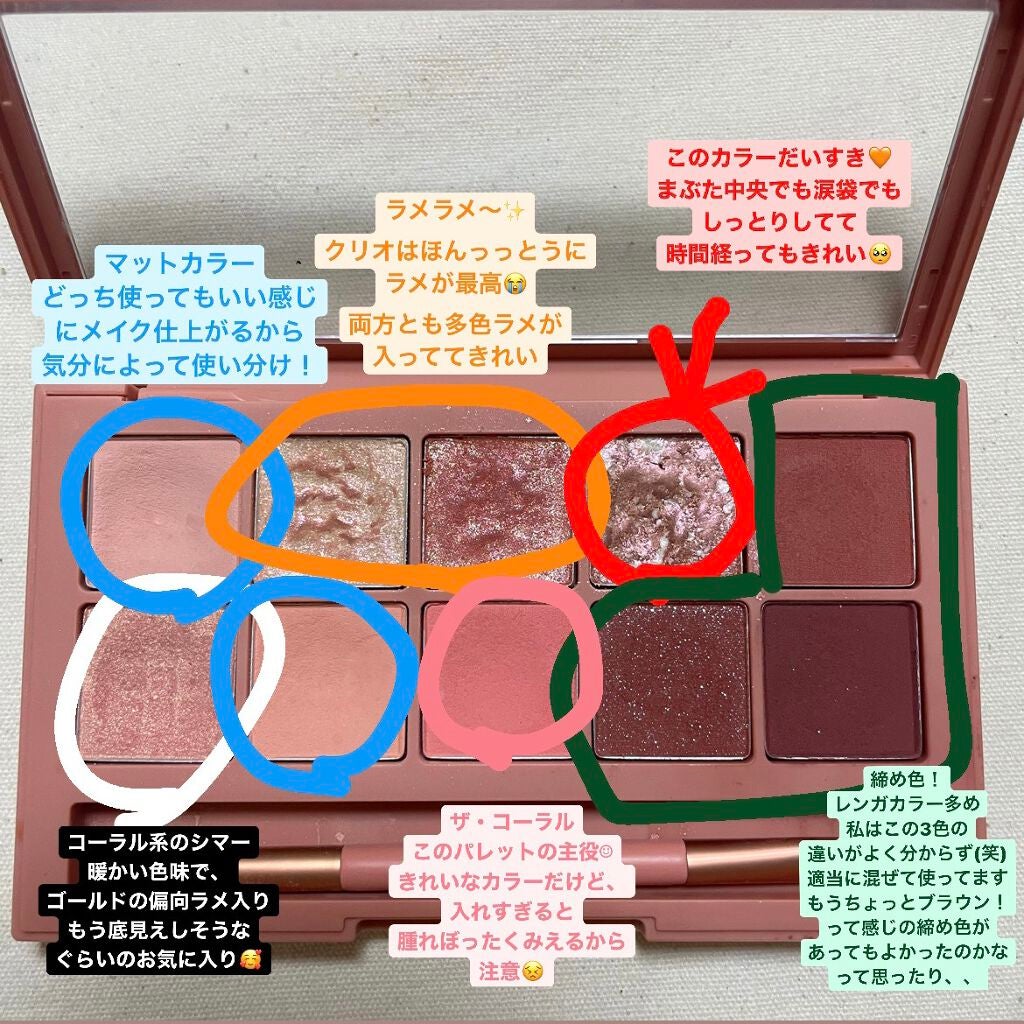 プロ アイ パレット/CLIO/アイシャドウパレットを使ったクチコミ(2枚目)