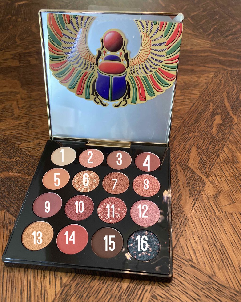 大英博物館 エジプトシリーズ アイシャドウパレット/ZEESEA/アイシャドウパレットを使ったクチコミ(2枚目)