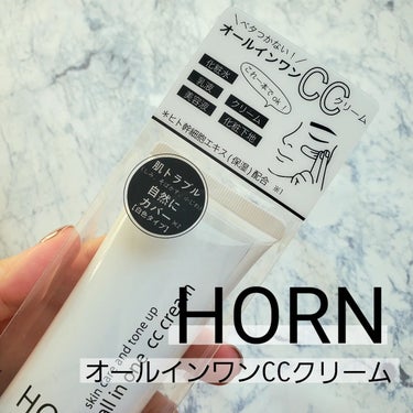 オールオインワンCCクリーム/HORN/化粧下地を使ったクチコミ（1枚目）