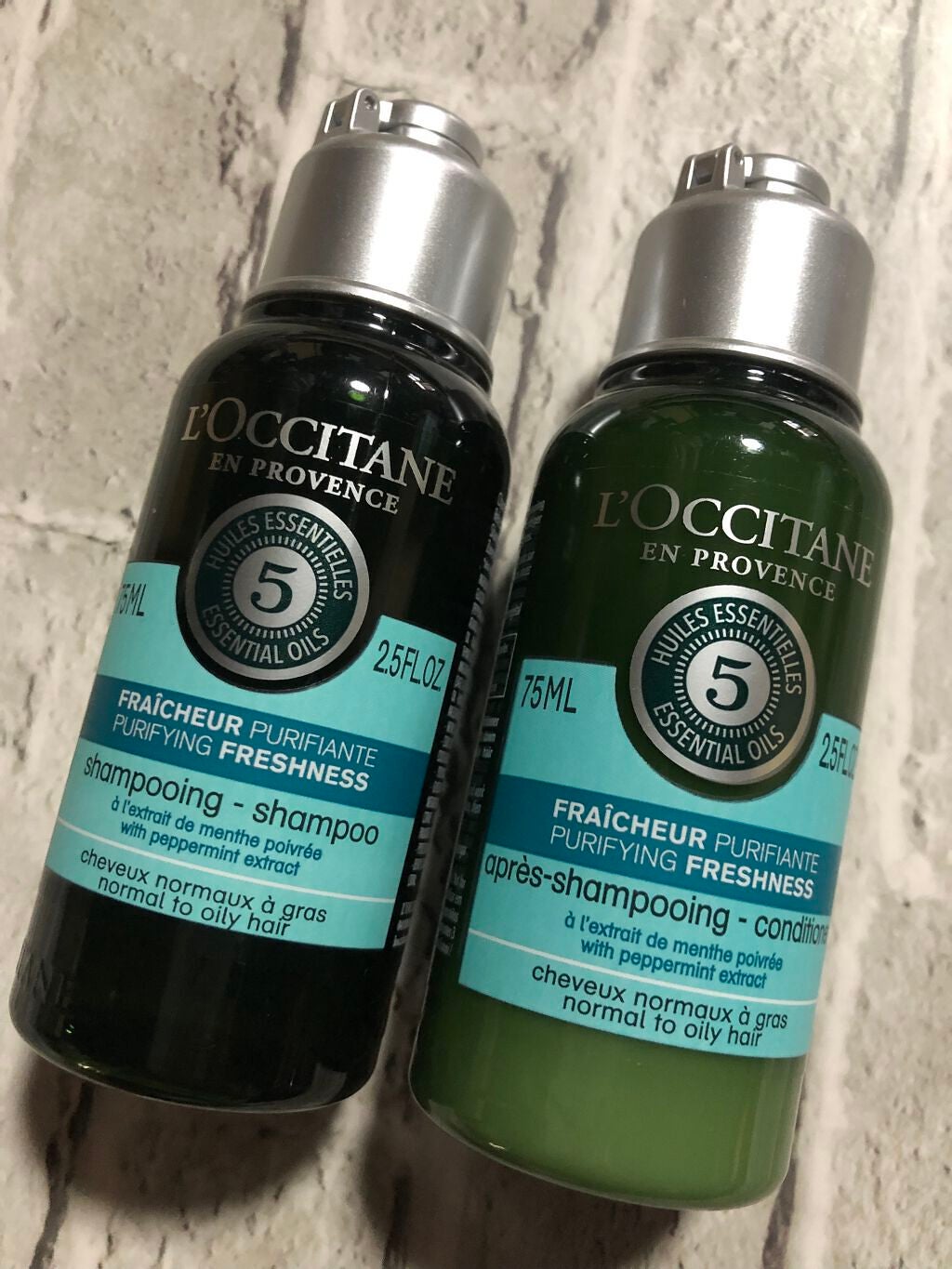 ファイブハーブス ピュアフレッシュネス シャンプー/コンディショナー/L'OCCITANE/市販シャンプーを使ったクチコミ(2枚目)