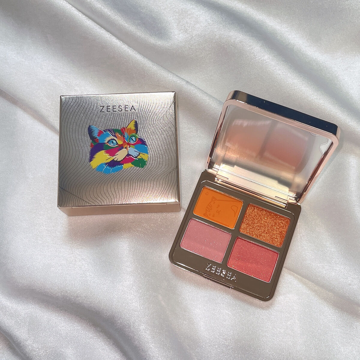 アニマルアイシャドウ(4シェード)/ZEESEA/アイシャドウパレットを使ったクチコミ（2枚目）