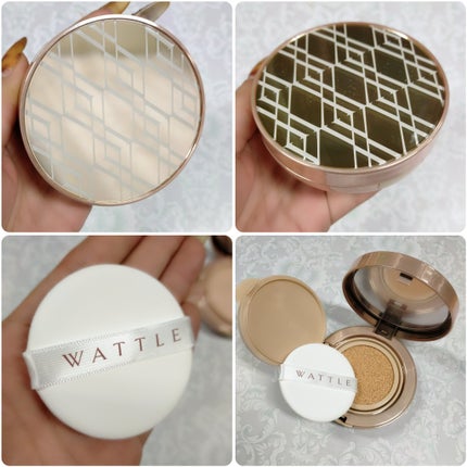 WATTLEクッションファンデーション/WATTLE/クッションファンデーションを使ったクチコミ(3枚目)