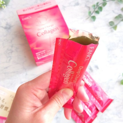 ディープチャージ コラーゲン スティックゼリー/ファンケル/美容サプリメントを使ったクチコミ(4枚目)