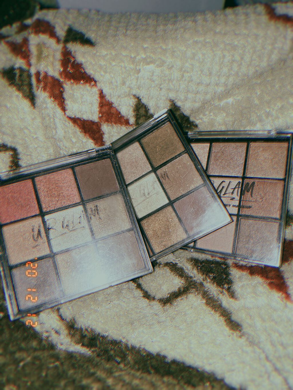 UR GLAM　BLOOMING EYE COLOR PALETTE/U R GLAM/アイシャドウパレットを使ったクチコミ（1枚目）