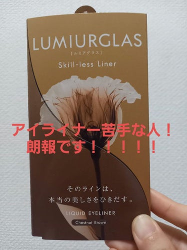 スキルレスライナー/LUMIURGLAS/リキッドアイライナーを使ったクチコミ（1枚目）