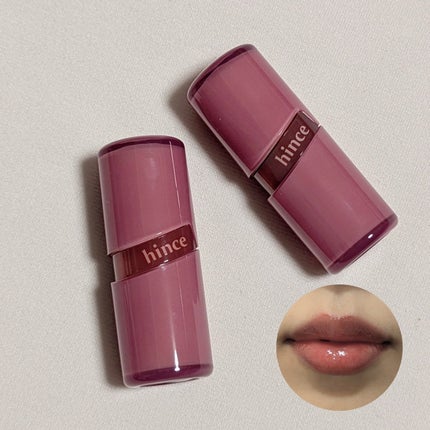 ロウグロウジェルティント/hince/リップティントを使ったクチコミ(2枚目)