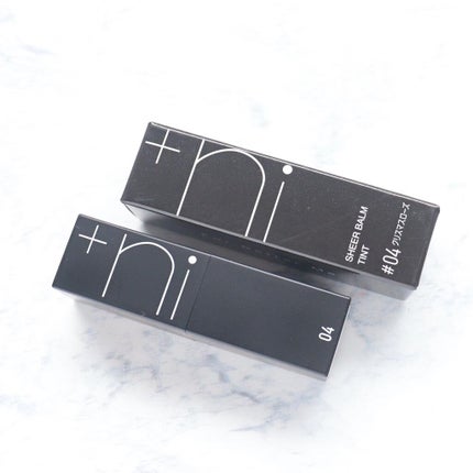 シアーバームティント/+ni/リップティントを使ったクチコミ(8枚目)