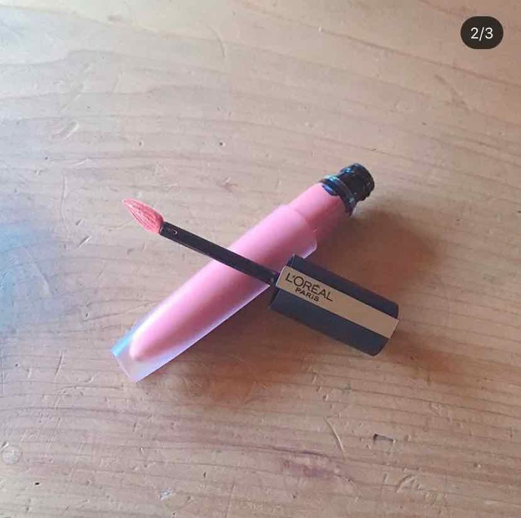 ルージュシグネチャー /ロレアル パリ/リップグロスを使ったクチコミ(3枚目)