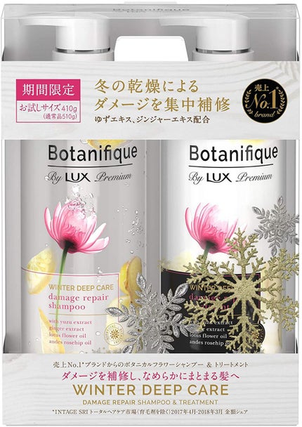 LUX プレミアム ボタニフィーク ウィンターディープケア ダメージリペア ポンプペア