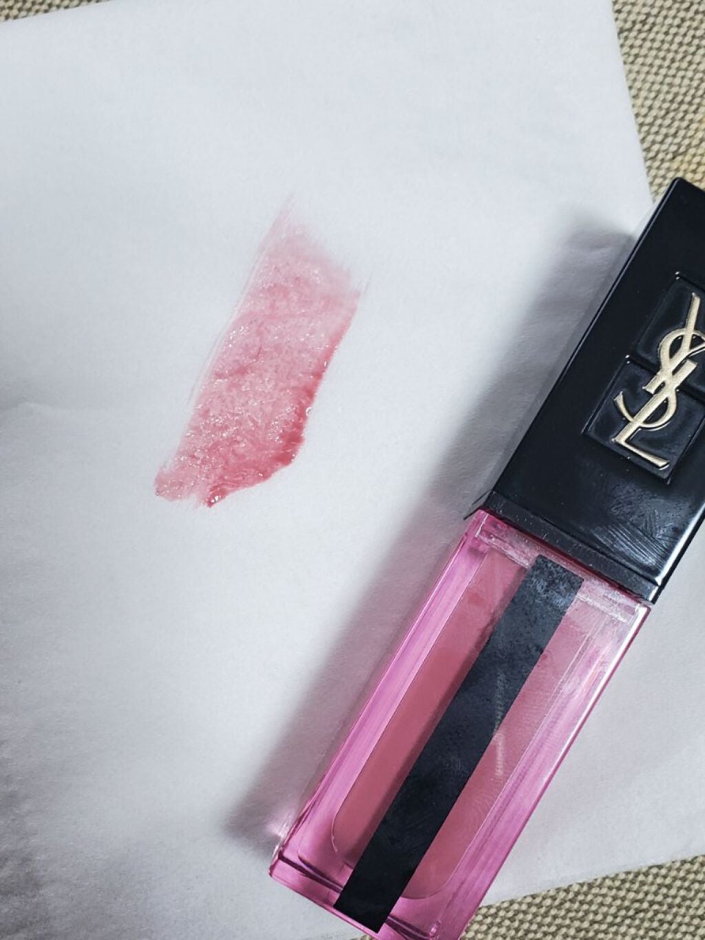 ルージュ ピュールクチュール ヴェルニ ウォーターステイン/YVES SAINT LAURENT BEAUTE/口紅を使ったクチコミ(4枚目)