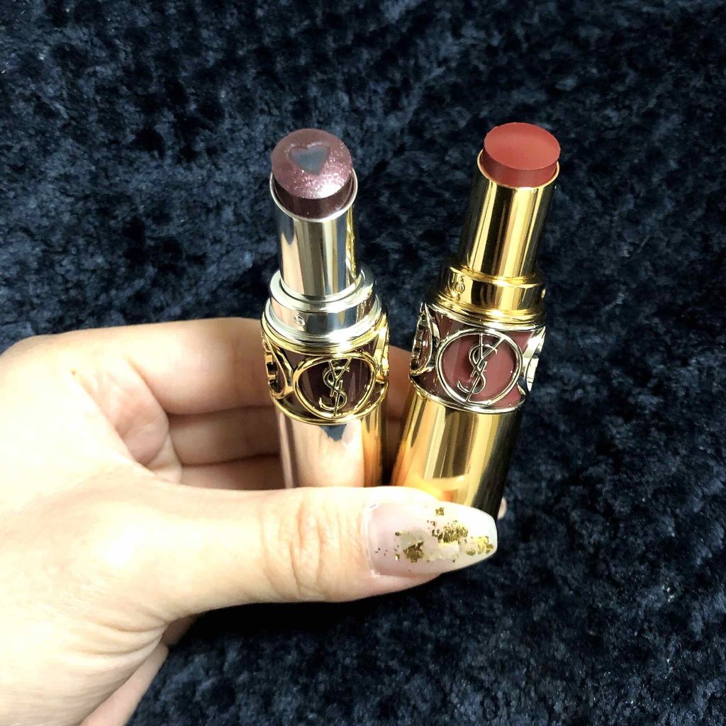 ルージュ ヴォリュプテ シャイン/YVES SAINT LAURENT BEAUTE/口紅を使ったクチコミ(1枚目)