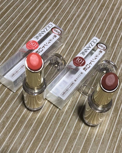 ラスティンググロスリップ/CEZANNE/口紅を使ったクチコミ(3枚目)