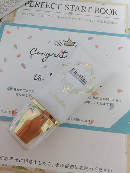 きらびか ビューティーセラムファンデーション/KiraBika/リキッドファンデーションを使ったクチコミ(1枚目)