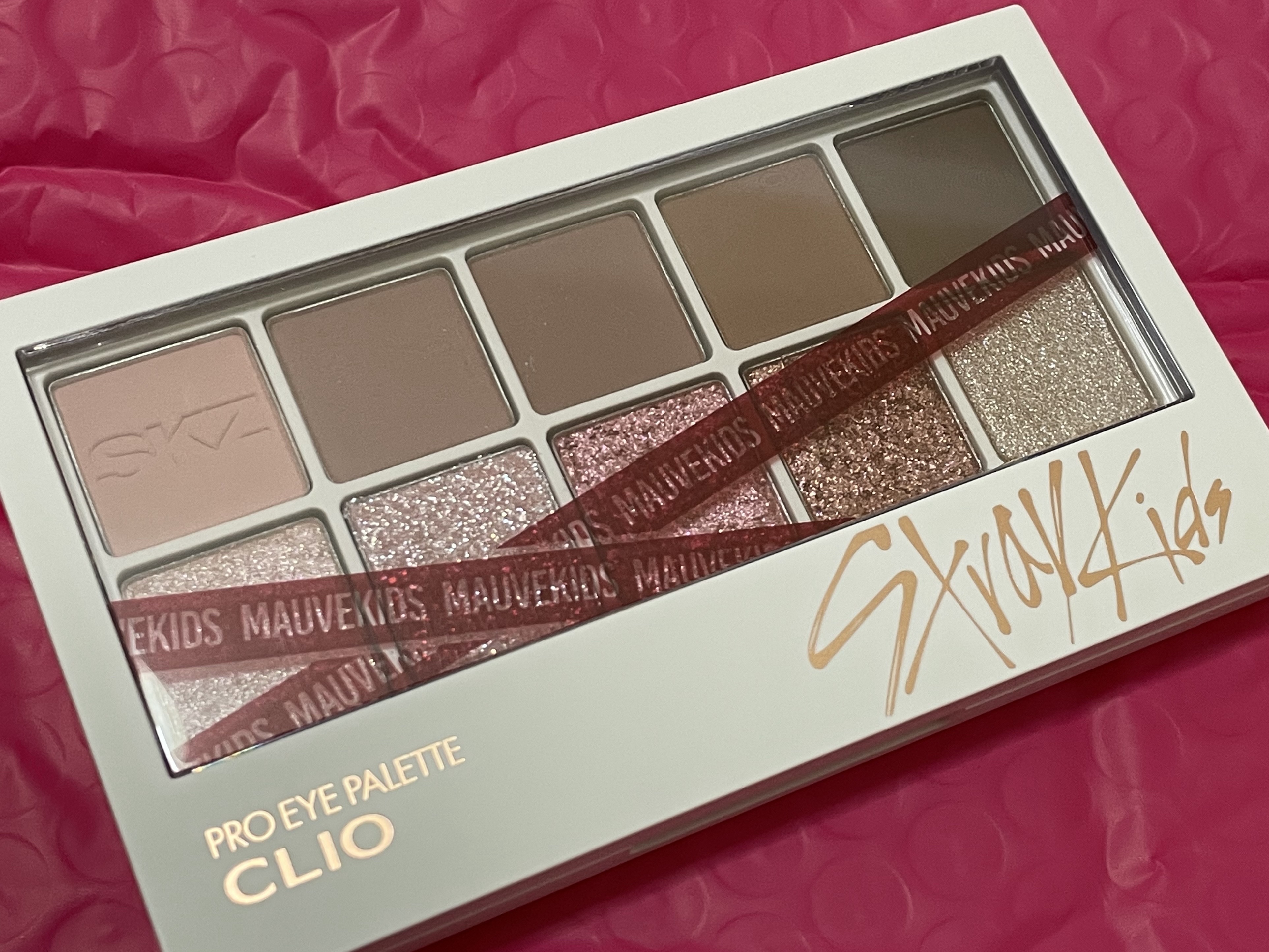 straykids限定カラープロアイパレット/CLIO/アイシャドウパレットを使ったクチコミ（2枚目）