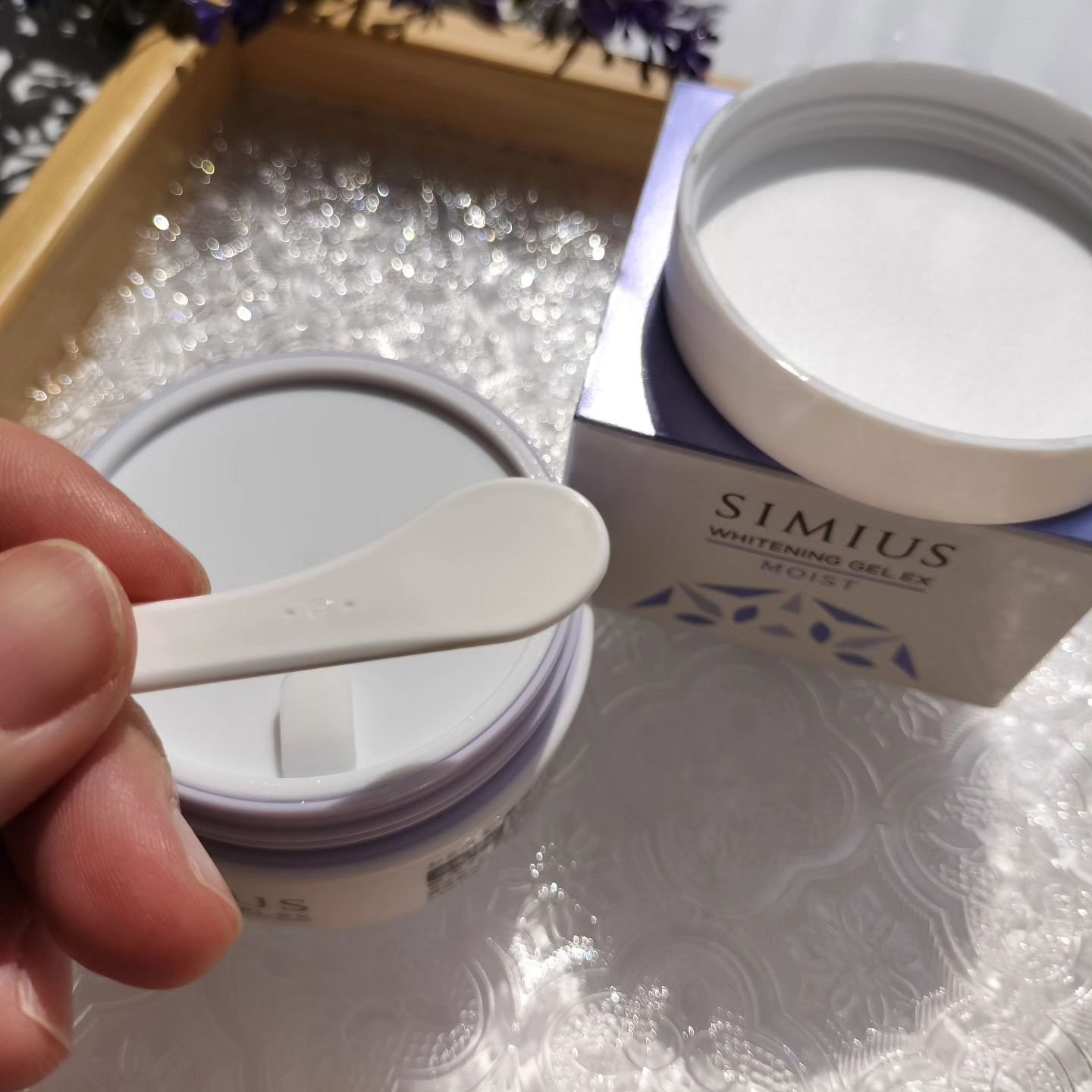 薬用ホワイトニングジェルEX モイスト（しっとり）/シミウス/オールインワン化粧品を使ったクチコミ（3枚目）