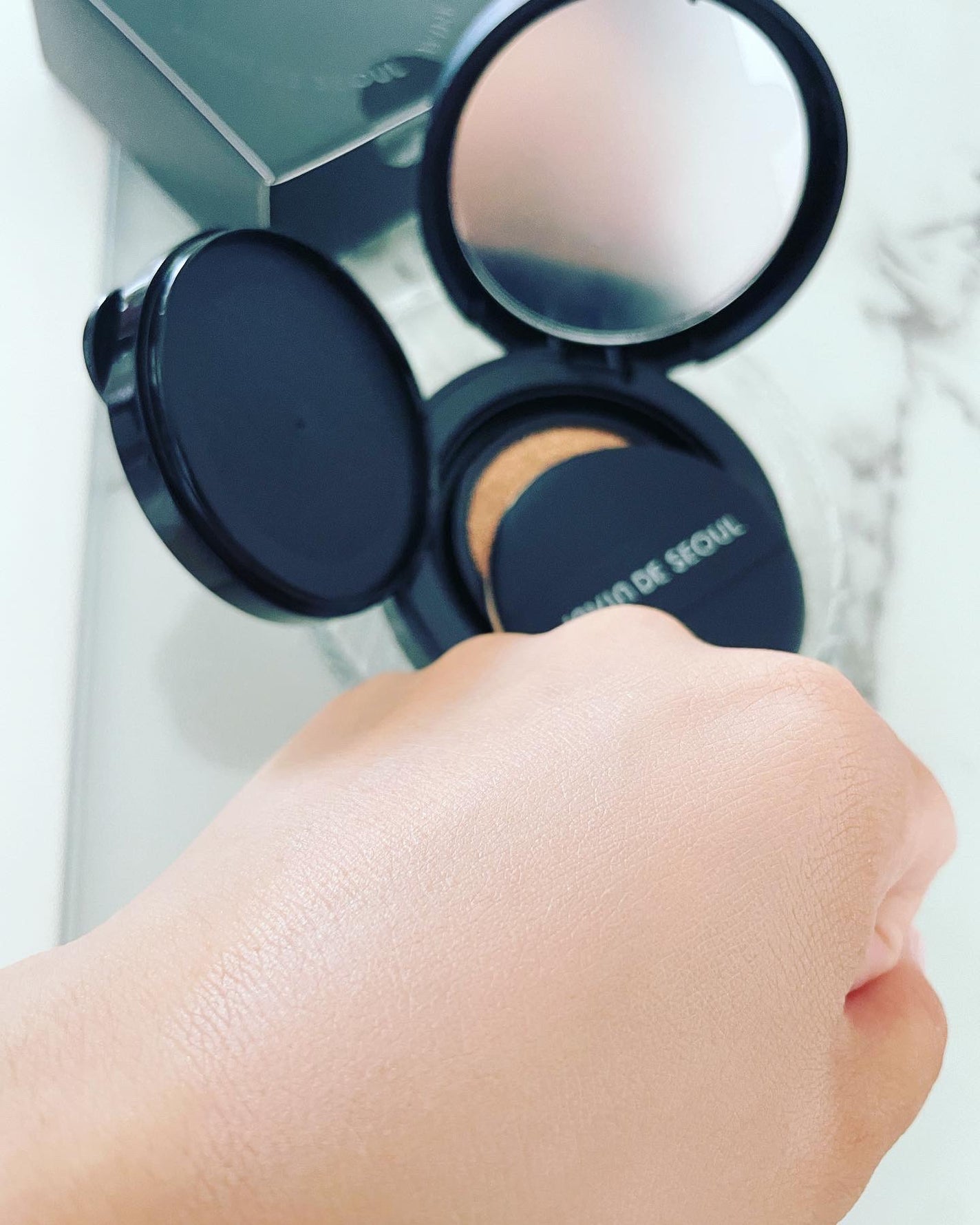 ジャビンドゥソウル ウインクファンデーションパクト/Javin De Seoul/クッションファンデーションを使ったクチコミ(4枚目)