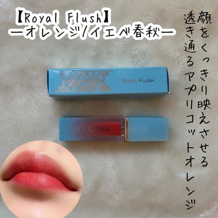 ロングラスティンググロウティント/MELALOWE/リップティントを使ったクチコミ(5枚目)