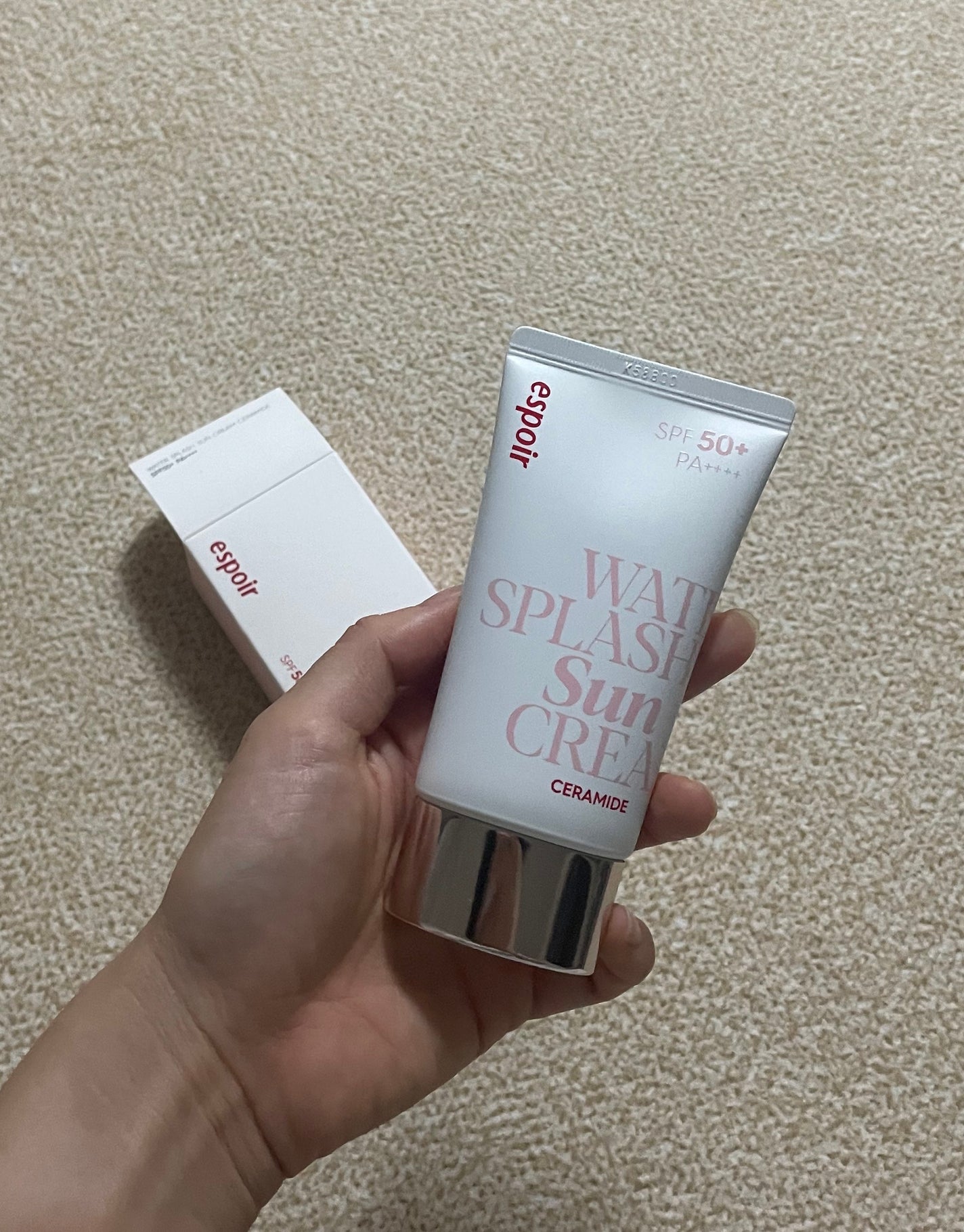ウォータースプラッシュサンクリーム セラミド/espoir/日焼け止めクリームを使ったクチコミ(1枚目)