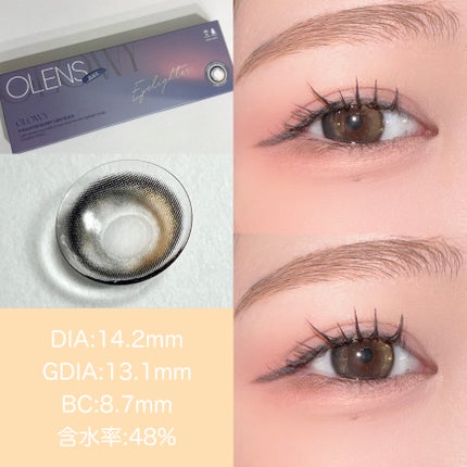 Glowy 1day/OLENS/ワンデー(1DAY)カラコンを使ったクチコミ(2枚目)