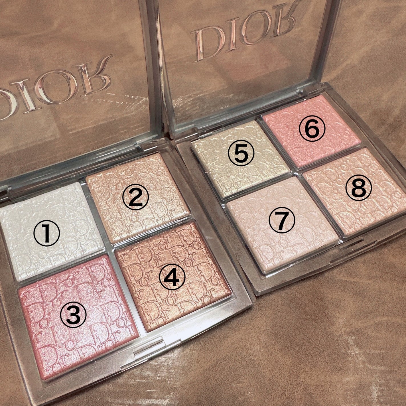 ディオール バックステージ フェイス グロウ パレット/Dior/ハイライトを使ったクチコミ(4枚目)