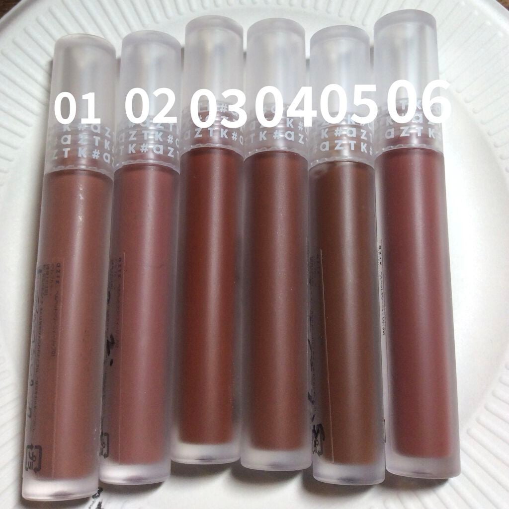 ベルベットクリーミィリップ/aZTK/口紅を使ったクチコミ(3枚目)