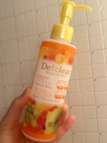 DETクリア ブライト＆ピール ピーリングジェリー<ミックスフルーツの香り> 180ml/Detclear/ピーリングを使ったクチコミ（1枚目）